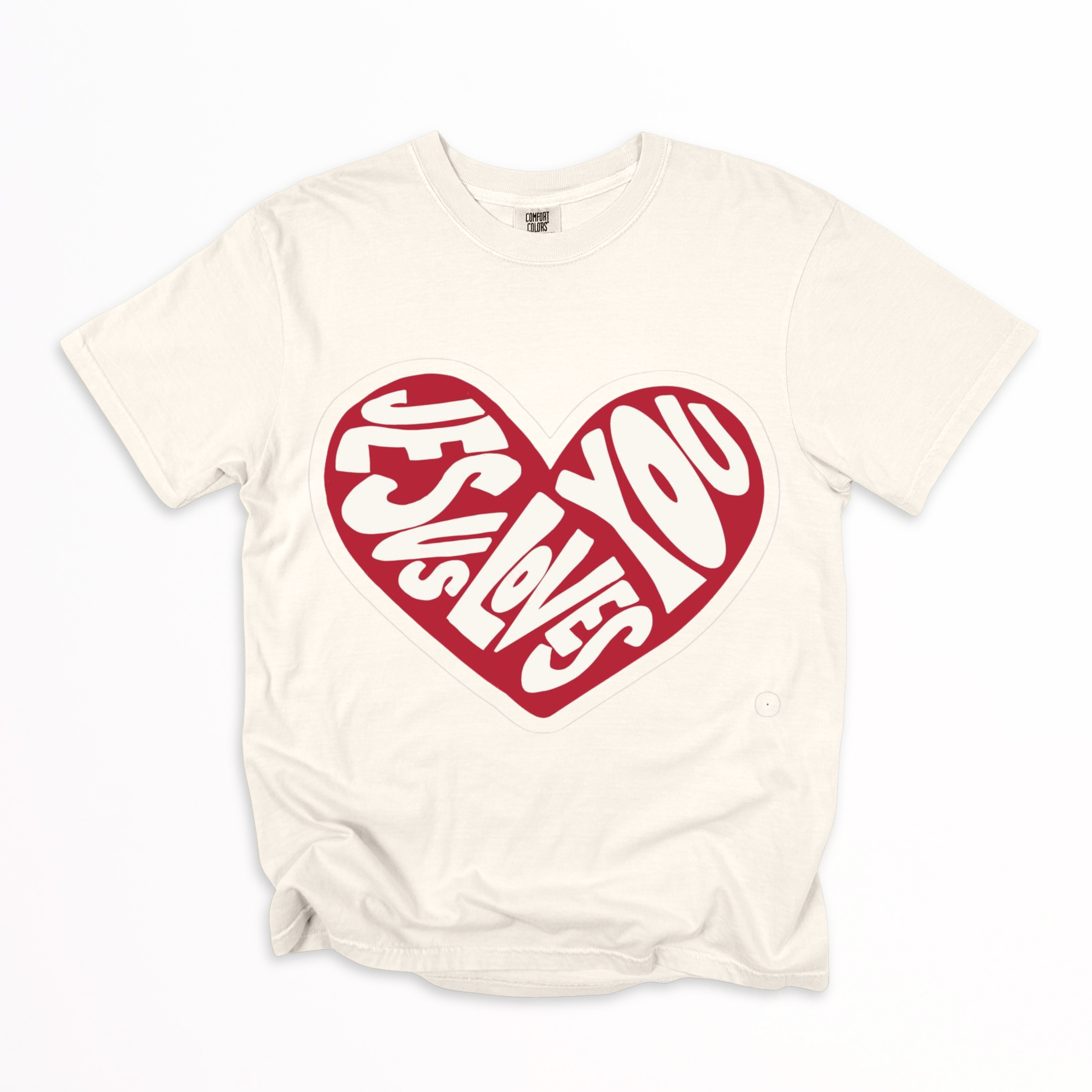 Jesus Loves You Heart Tee